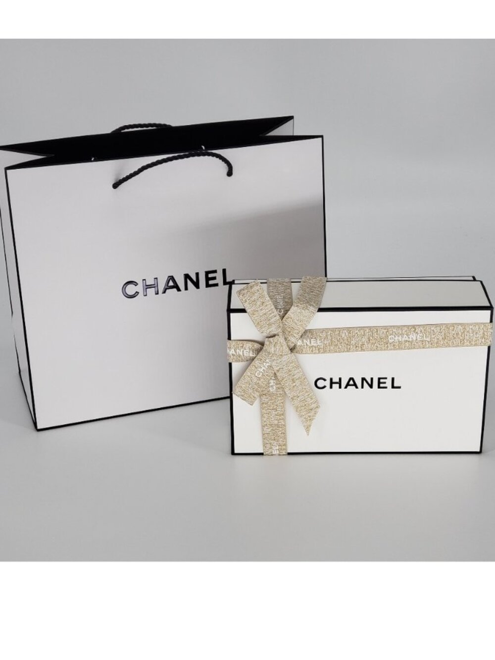 CHANEL Gift Box Bag Ribbon